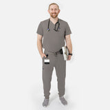 Men’s Unique 6-Pockets Jogger Scrub Pants